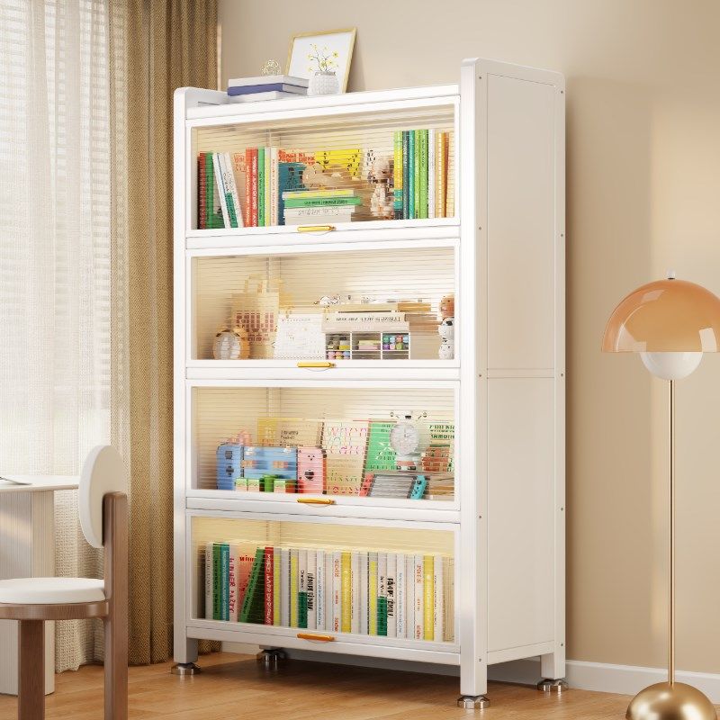 家用钢制书柜带门儿童书架客厅落地多层置物架防尘铁艺收纳储物柜,农机/农具/农膜,排灌设备,淘宝优惠券,粉丝福利购,淘宝优惠卷