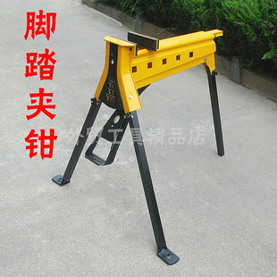 老虎钳脚踏夹钳可折叠搬动方便木工夹钳 木工工具手动工具快速夹