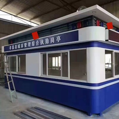 治安岗亭停车警卫室路口管玻璃小区场执勤园区交通工作站警亭房管