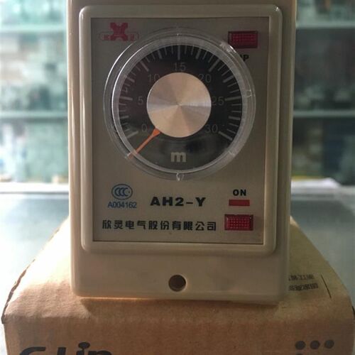 欣灵面板式HHS3C-M(AH2-Y)时间继电器通电延时AC220V 30M分