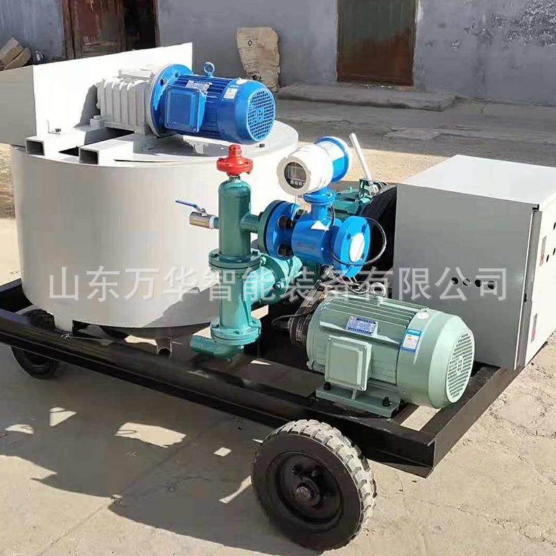 生产砂浆搅拌注浆一体机智能压浆一体机隧道二次衬砌注浆一体机