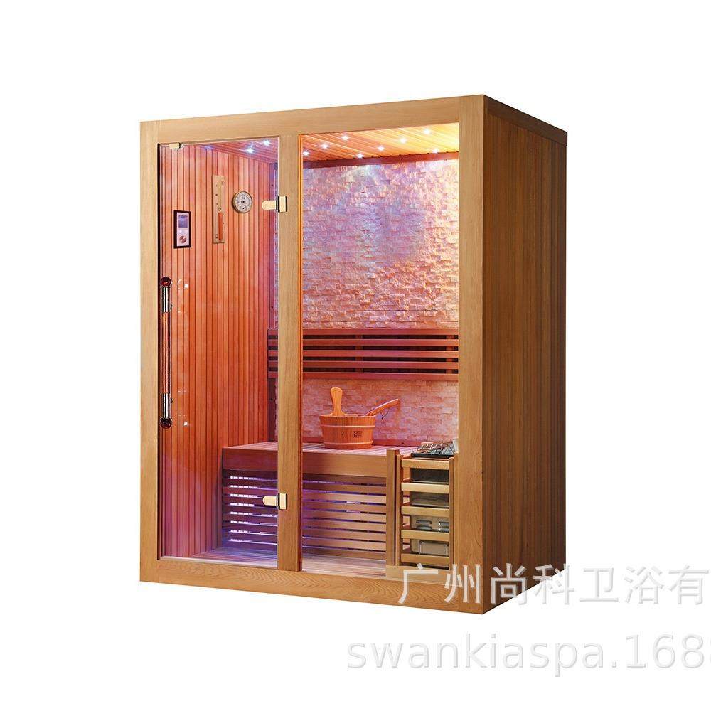 SK1238电气石光波房汗蒸房家用桑拿房单人双人家庭式设备