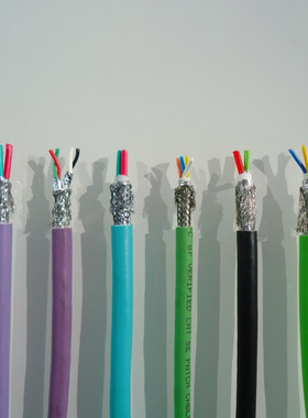 DP电缆适用DP总线电缆Profibus通讯线紫色2芯830-0EH10