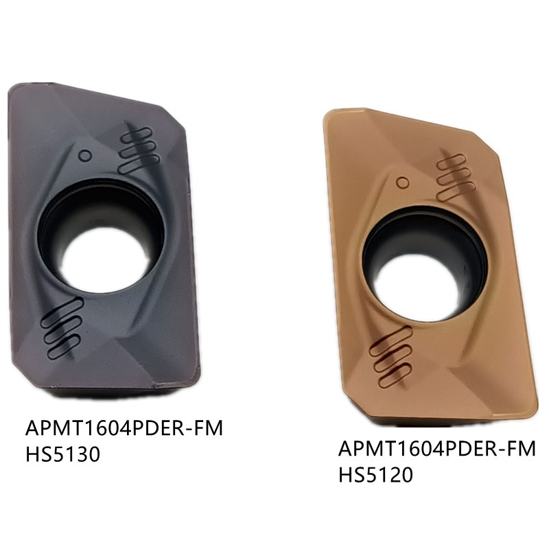 R0.8立铣刀粒APMT1604PDER-FM/5130数控1135直角刀盘铣刀头HS5120