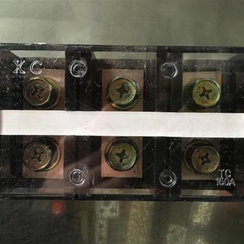 浙江盛菱TC-1503 150A/3P固定式大电流接线端子 排板 端柱A级铜片