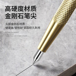 硬质钨钢合金头划针划瓷砖切割钢针刀笔形金刚石记号针家装划线器
