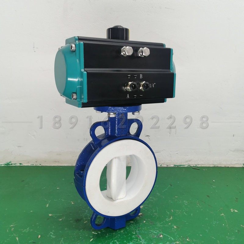 气动衬四氟蝶阀DN150对夹软密封排污化工防腐蚀耐强酸碱切断阀50,农用物资,苗木固定器/支撑器,淘宝优惠券,粉丝福利购,淘宝优惠卷