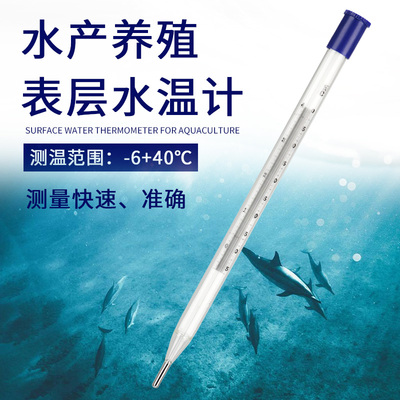 海水温度计不锈钢表层水温表水产养殖温度计海水淡水船用测温仪