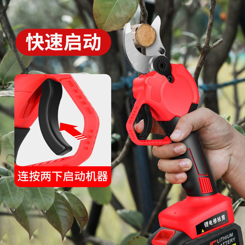 德国进口电动剪刀果树修树剪无线锂电修枝剪园艺剪修花圃果园专用