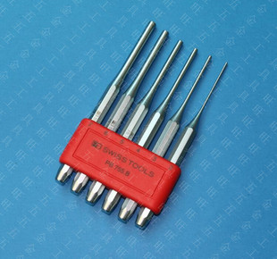 进口工具瑞士PB 755.BL 平头冲子6件组套 销式 SWISS TOOLS