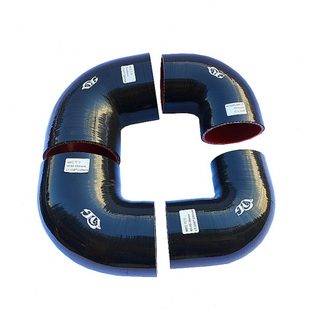 涡轮增压进气中冷接驳硅胶软管耐高温 硅胶管90度直角弯头汽车改装