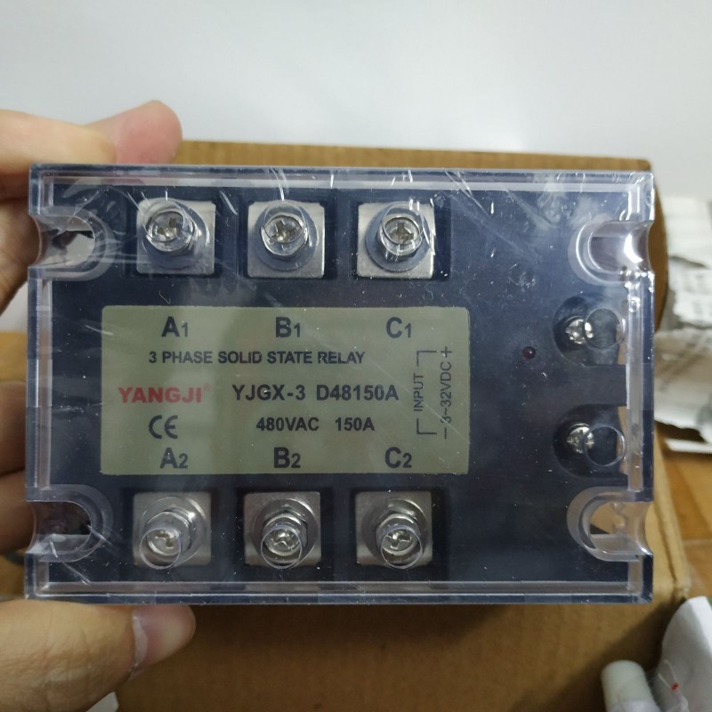 阳继YANGJI 三相交流固态继电器 YJGX-3 D48150A (150A/480A)