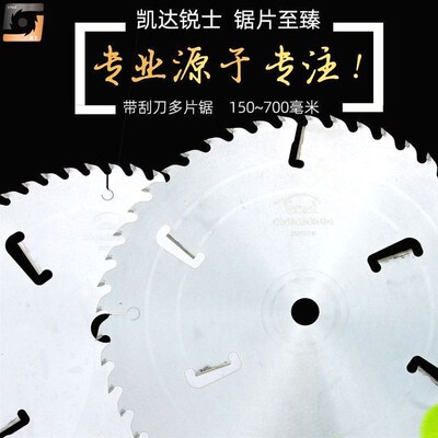 德国进口crad锐士-带刮刀方木圆木推台锯专用木工多片锯超薄合金