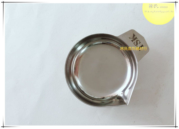 香港TSK不锈钢量石碗钻石碟电子秤托盘宝石称盘装宝石碟子量石盘