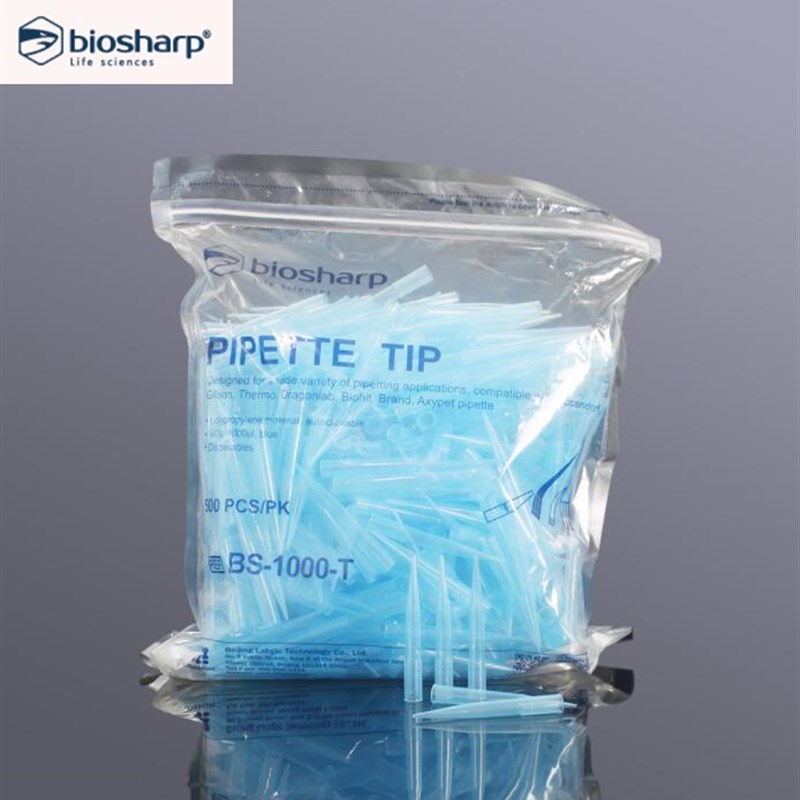 Biosharp白鲨  1000ul 1ml 蓝吸头 BS-1000-T 500根/包