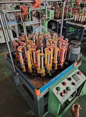 高速织带机编织机走马专业指导32锭双头XD90-32D标配鞋带线绳加工