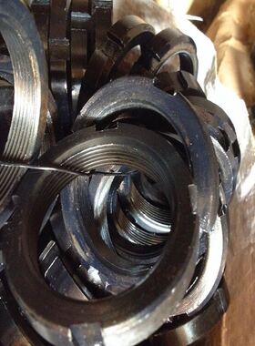 反牙圆螺帽M30x1.5反牙圆螺帽M33x1.5锁紧圆螺母M36X1.5 M40X1.5