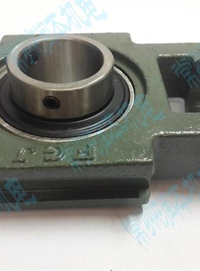 带铸造滑块座整套外球面轴承UCT205轴承内径25MM轴壳T205+UC205