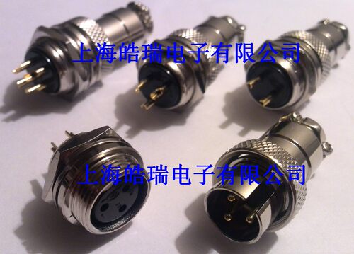 重强反装插头航空插头插座GX16 16MF-2芯3芯4芯5芯6芯7芯8芯
