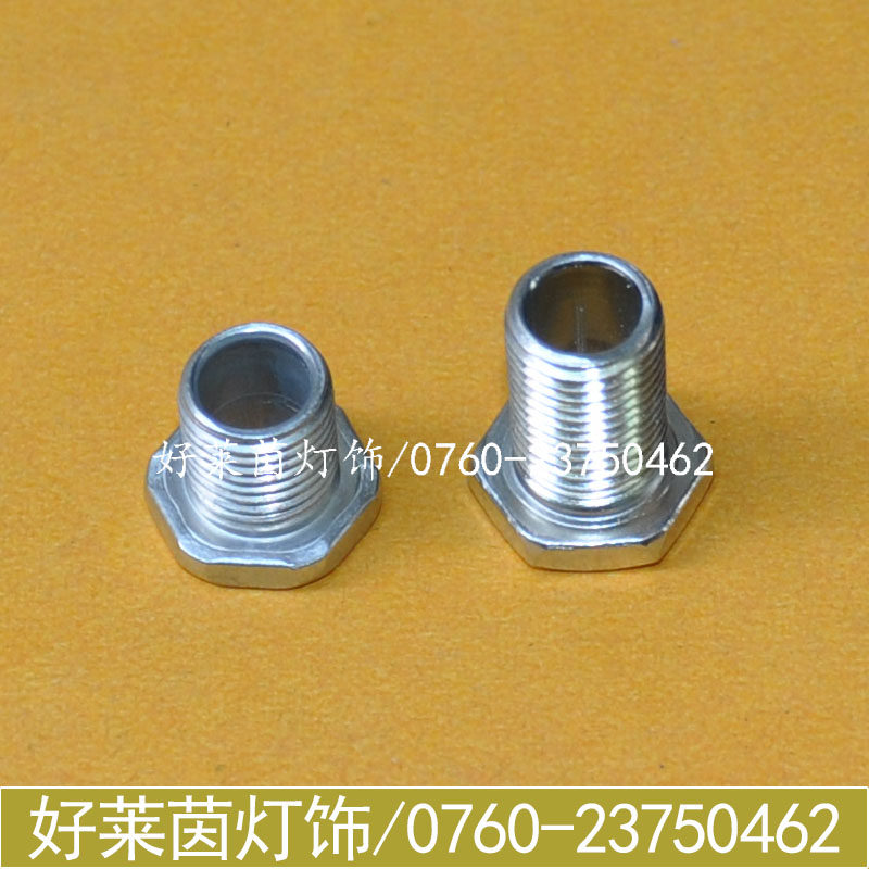 M10六角螺栓螺管细牙管打孔空心螺K丝加长沉头螺母灯具配件