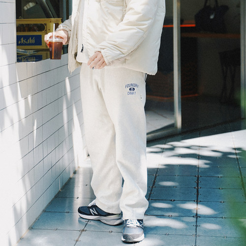 foundry长裤直筒通勤刺绣卫裤