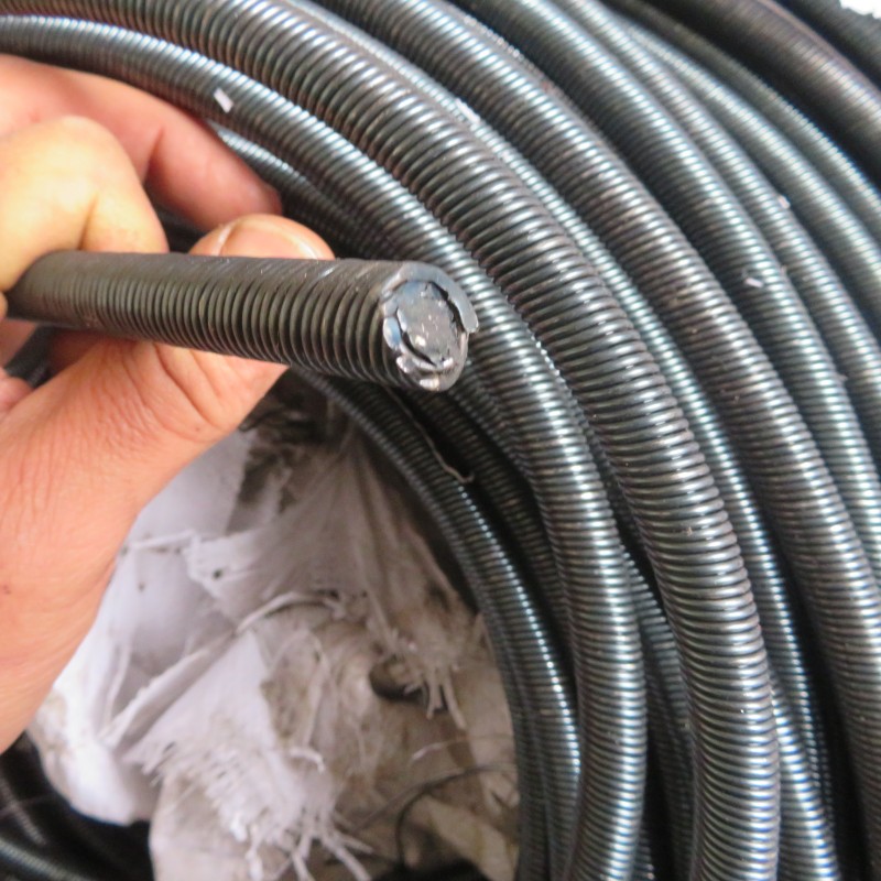 实心钢丝搅鞭下水道疏通硬弹x簧钢丝手动疏通下水道工具实心软轴