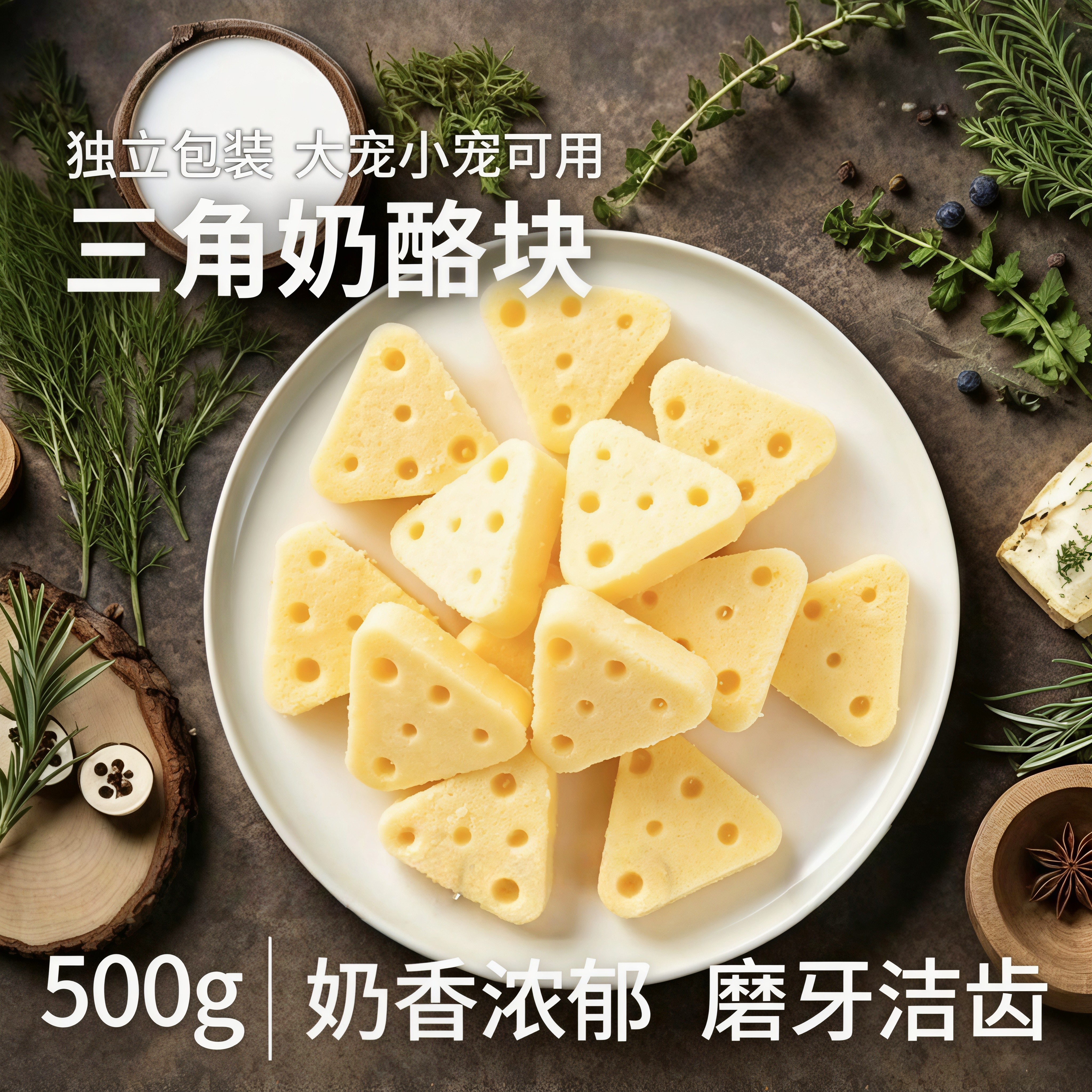 金毛泰迪块奶酪芝士零食奶酪零食