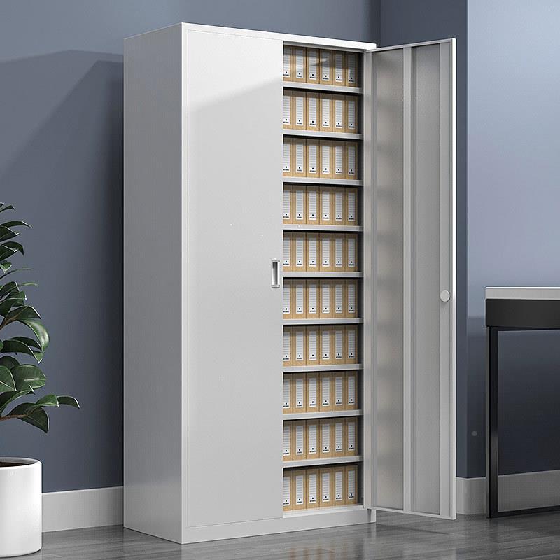 加厚务凭证柜钢制铁皮锁文TQM柜带多层办公财室玻璃档案会计件档