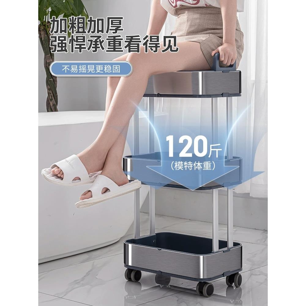 f小推车不cF77M8T86厨房收纳置物架落锈地可移动多层钢功能夹缝菜