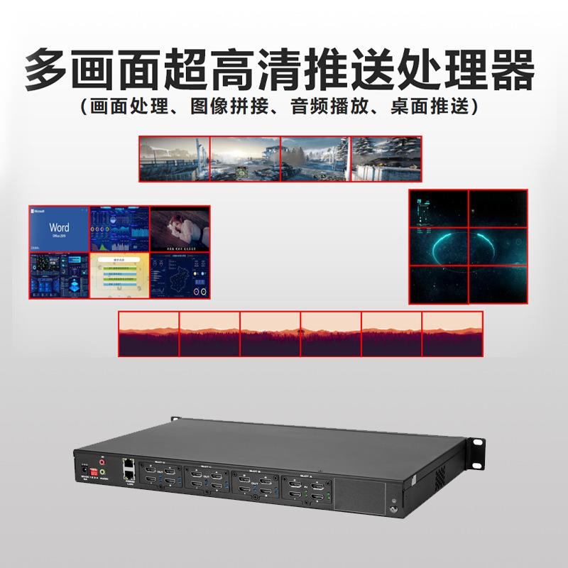 大屏幕矩阵接处拼理HDPVD1-器edl处理器视频拼器音频控制器画面控