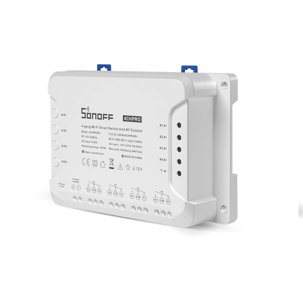 Sonoff 4CH PRO R3 4路自锁互锁智能开关易微联远程控制卷闸门