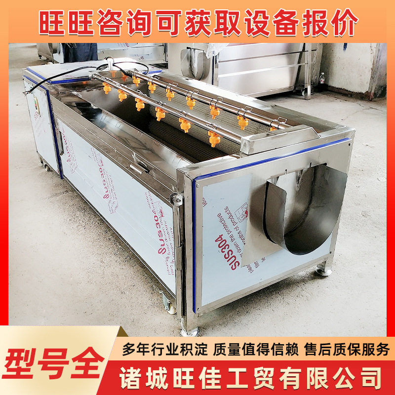 商用毛辊清洗去皮一体机