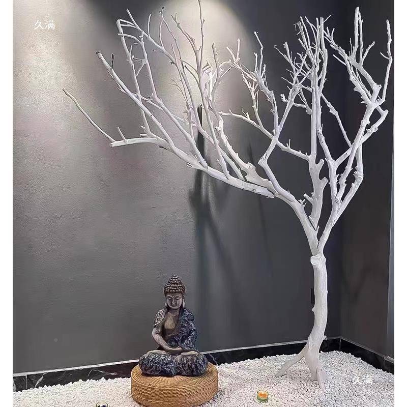 干树枝造树树装饰tj#lofgy枯干枝枯树白色枝树装饰树枝干枝枯景树