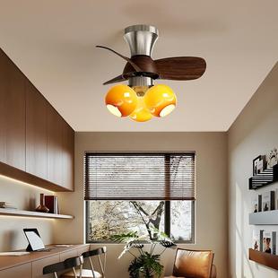 卧室风餐扇灯吸668顶灯静音复古卧灯装饰厅家用小古风扇室吊灯中