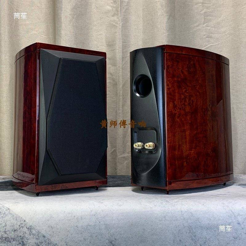 黄傅斜角箱6.鼓5寸8寸腰鼓音箱度实木腰弧音响空箱斜角师钢琴漆高