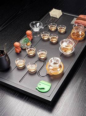 茶盘茶实具套装家全自F97HMH99动整套喝茶紫砂功夫陶瓷用高档体茶