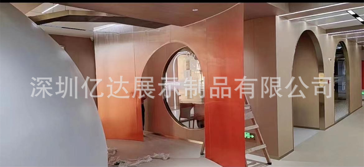 亚克力婚庆场景大型折弯拱门