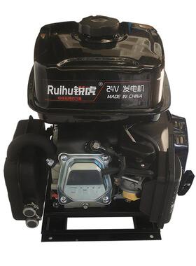 锐虎2V驻车发电24电V车用汽油发电机货车汽油发机WQI机遥控自启自