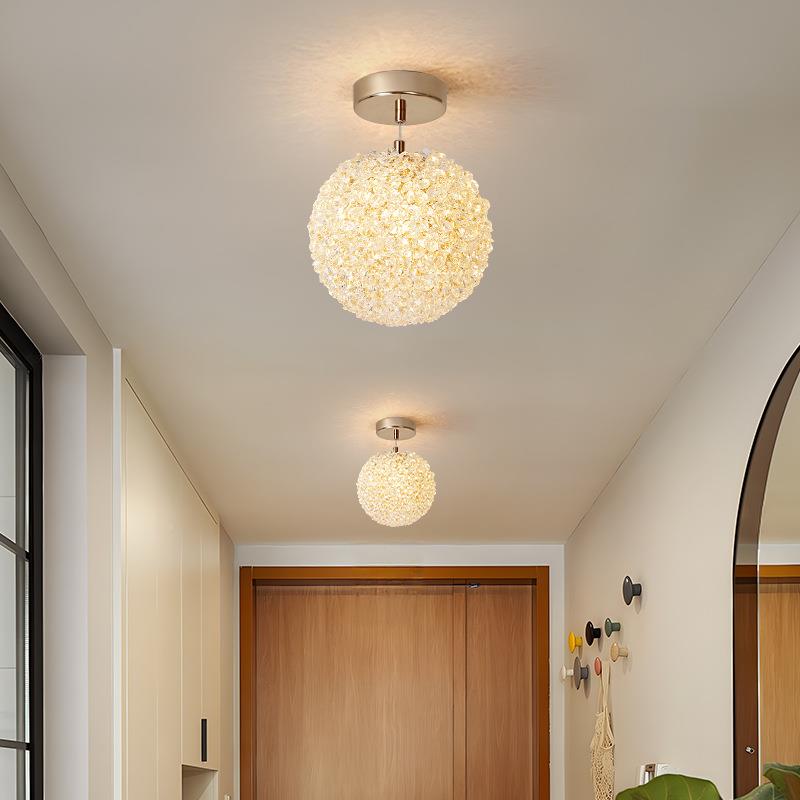 大观园过道灯走廊28197吊新9款现代具简约轻奢水晶灯护眼玄关阳台