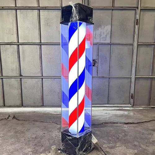 美发店落地理灯D户EHFU外防水发店门口旋转灯发钢化玻璃大转L灯