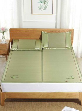 天然草席1.e5米蔺草席1.8m双人床折叠席子1.2单人学生宿舍凉席定