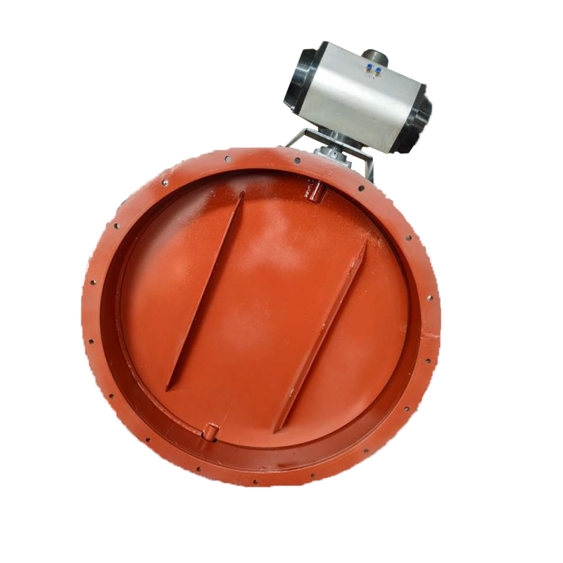 通风蝶阀手动式/涡轮/电动/气动/对I夹式手动调风阀管道翻板阀