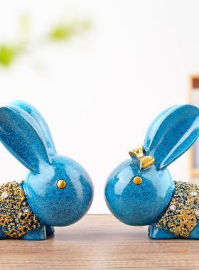 轻奢高档摆件家居卧室客v厅酒柜装饰品电视柜玄关摆设北欧