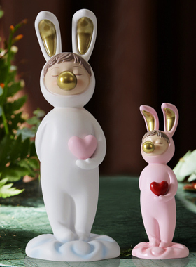 创意轻奢北欧风摆件日系治愈系小物G件家居客厅电视柜软装饰品