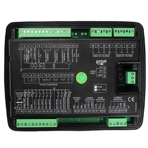 柴油发电机组制LXC6110E控力可赛LXC612屏0E液晶显器示SSC保护屏