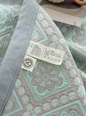 三层毛巾AL102575被纯床棉纱布夏季盖床毯被子双层纱布单多层三盖