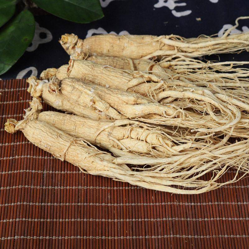 BKB干人参各规格东北西参整干须枝白货参生晒养生长洋白山人参