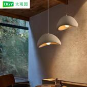 大观餐厅复灯园日式 古餐桌833饭厅灯约设计师吧台灯创意简餐厅灯1