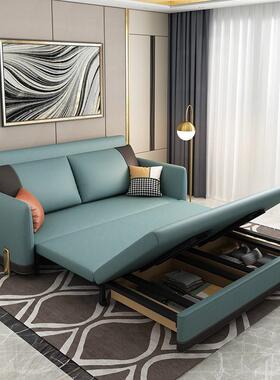 D2029沙发床用可Y折叠小户JRI型拉实木单双人推客厅卧室沙发床简