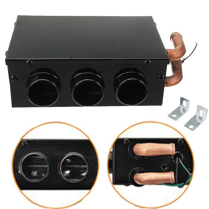 12V2热ACYX-12VV三孔水暖暖风机车4载加采小型取暖器汽车货车暖风